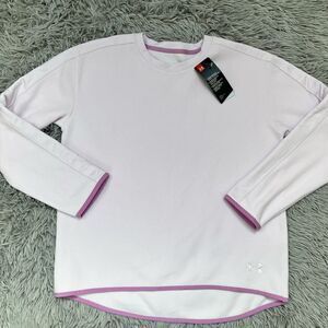 Under Armour Girls Light Purple Fleece Sweatshirt, Size YXL